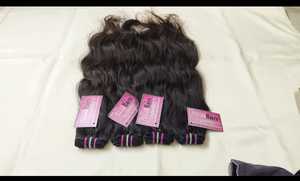 26" Inches Natural Wavy Indian Remy Hair Bundles-Single Head Donor Chennai Unprocessed Raw Human Hair Extensions with Deep Wave - Product Image 2