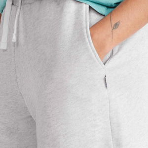 Shorts de Algodón de Cintura Alta para Mujer, Casuales, Holgados, Personalizados con Bolsillos, Nuevos Shorts Suaves con Cordón Elástico y Parches - Product Image 3