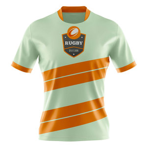 Conjunto de Uniforme de Rugby Sublimado Personalizado, Económico, Unisex, Tallas Grandes, al por Mayor, Transpirable, de Secado Rápido, para Entrenamiento y Partidos - Product Image 1