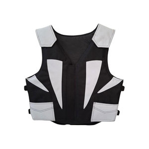Gilet de cowboy classique en cuir pour hommes - Product Image 2