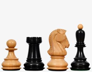 Juego de ajedrez vintage de Dubrovnik de 1950, versión 3.0 de Bobby Fischer, piezas de ébano y madera de boj, Rey de 3.75 pulgadas, al mejor precio. - Product Image 5