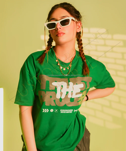 Ropa informal de algodón 100% de alta calidad, camiseta de corte Regular Puff, pantalones Cargo holgados, tela de punto transpirable ecológica para hombres y mujeres - Product Image 3