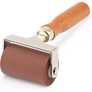 Rodillo de Goma Suave para Cinta Antideslizante, Tinta de Impresión y Herramientas de Estampado, Brayer para Manualidades en Cuero - Product Image 1