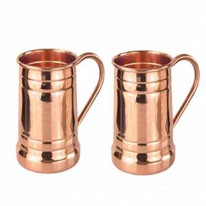 Taza de Cobre para Bebidas Herbales, Vaso Ayurvédico para el Bienestar, Taza de Metal Rústica Reutilizable, Taza para Bebidas, Regalo para el Hogar y la Cocina - Product Image 4