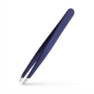 แหนบดึงขนคิ้วปลายเฉียงสแตนเลสอย่างดี พร้อมโลโก้สั่งทำได้ - Product Image 1