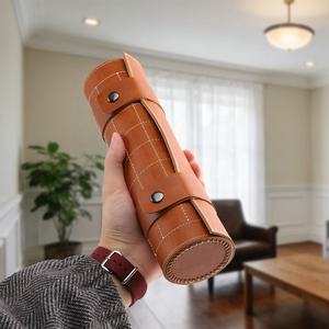 Custom 21 Inch Square PU Leather Eco-Friendly Travel <b>Backgammon</b> <b>Board</b> Game Professional Luxury Gift Customizable - Product Image 5