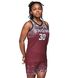 Uniforme de Baloncesto Femenino Personalizado por Sublimación, de Secado Rápido y Transpirable, Uniforme de Equipo Femenino de Alta Calidad - Product Image 3