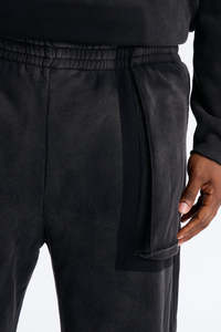 Pantalones Deportivos Anchos y Rectos de Estilo Urbano para Hombre, Fabricados a Medida, de Felpa Francesa Gruesa, Estilo Holgado - Product Image 3