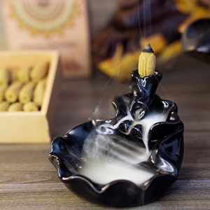 Artisan Organic Hand-made Eco-Friendly Agarwood <b>Cone</b> <b>Incense</b> 100% Pure Long Lasting Aroma Unique Carved Design - Product Image 4