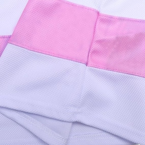 Custom Mesh Ice Hockey Jersey With Lace-up Neck - Blank Pink and White Sublimation Hockey Uniform for Men/Women, Practice & Game - Product Image 5