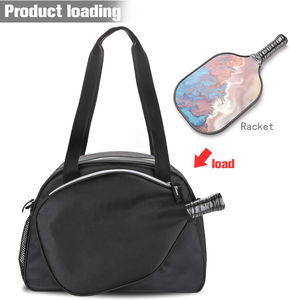 Étui de raquette de tennis portable et imperméable en coton personnalisable avec une capacité de 30 à 40 L, logo personnalisé et options de vente en gros - Product Image 2