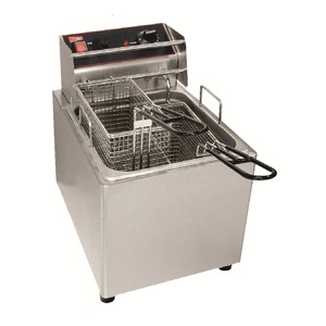 Machine électrique industrielle de friteuse profonde pour l'exportation, friteuse française résistante d'acier inoxydable pour des industries - Product Image 1