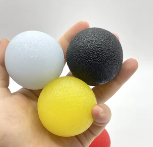 Ballon de fitness jaune en EPP de 65 mm, portable, pour l'entraînement corporel - Product Image 5
