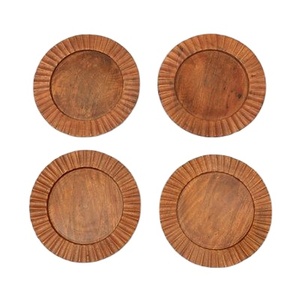 จานไม้มะม่วงสำหรับตกแต่งบ้านในฟาร์มสีขาวทนทานจานใหม่ล่าสุด - Product Image 6