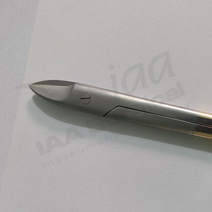 Tijeras Quirúrgicas Dentales de Acero Inoxidable con Punta Recta Plateada, Instrumento Manual Clase I con Agarre Potente y Removedor de Coronas - Product Image 3