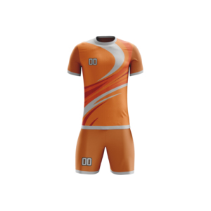 Ensemble complet de football unisexe 100% polyester, maillot et short de football, séchage rapide, personnalisable, OEM, vente en gros - Product Image 1