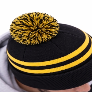 หมวกบีนนี่ผสมขนสัตว์คุณภาพสูงสำหรับทุกเพศ ลายเรียบ ระบายอากาศได้ดี กันน้ำ ปรับขนาดได้ หมวกไหมพรมสำหรับฤดูหนาว - Product Image 5