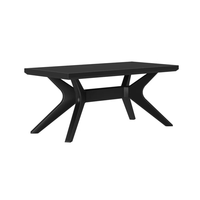 Table basse moderne en bois massif avec montage facile pour petits et grands salons - Construction robuste