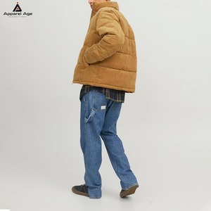 Veste d'hiver pour homme en velours côtelé matelassé, épaisse et chaude, style doudoune ample, personnalisable, vente chaude OEM - Product Image 6