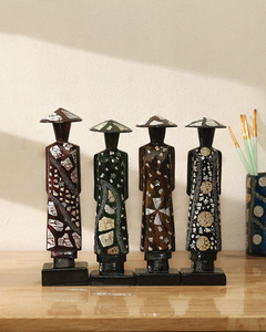 Estatua lacada decoración del hogar adornos más vendidos estatuas de laca esculturas envío global - Product Image 6
