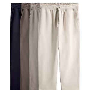 Professional Men Fast Dry Stretch Pants Ice Silk <b>Trousers</b> Solid Color Mid-Waist Breathable Straight-Leg Casual Pants Sweatpants - Product Image 1