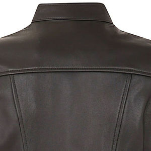 Veste en cuir ajustée pour femme de haute qualité |   Cuir véritable à 100% pour des tenues élégantes, vestes pour femmes - Product Image 5