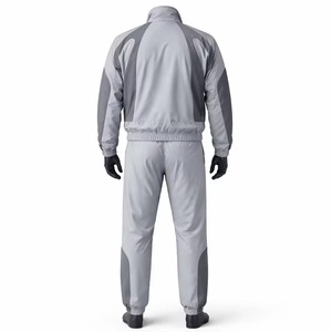 Chándal Ligero Ecológico para Hombre, 2 Piezas, 100% Poliéster, Cortavientos con Cremallera, Sudadera con Capucha, OEM ODM, Logotipo Personalizado, Transpirable - Product Image 5