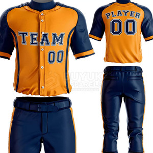 Conjunto de Uniforme de Béisbol OEM, Ropa Deportiva con Impresión Personalizada, Conjunto de Uniforme de Béisbol para Torneo, Equipo Ligero de Alto Rendimiento - Product Image 5