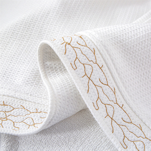 Premium 100% Cotton Kimono Bathrobe Luxury Hotel Spa Terry Cloth <b>Robe</b> Soft Absorbent Unisex House <b>Coat</b> 300g Eco-Friendly - Product Image 6
