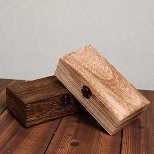 Wooden <b>Storage</b> Box Rectangular Luxury wooden jewelry organizer Clear glass lid <b>storage</b> box Ring <b>storage</b> display Boxes - Product Image 4