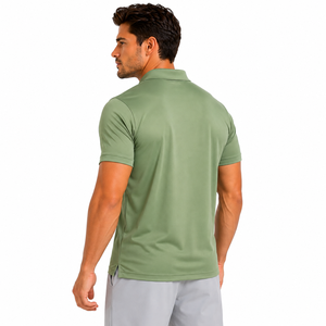 Chemise Homme Ultra Légère et Confortable à Haute Ventilation, Coupe Athlétique, Manches Courtes, Boutons sur le Devant, Imprimé Numérique Uni - Product Image 6
