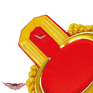 KEW - Epaulettes Metálicas Bordadas de Lujo Vintage, Ecológicas, Chapadas en Oro Rojo, Duraderas, Accesorios para Prendas de Ceremonia - Product Image 3