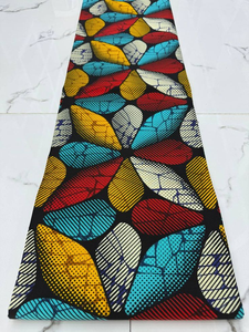 Custom African Wax Print 100% Cotton Tie Fabric for Fashion Garment Manufacturing Personalized Logo Branding - Product Image 6
