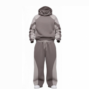 ชุดวอร์มผ้าฝ้ายทรงโอเวอร์ไซส์สุดเทรนดี้ |   ออกแบบตามสั่งคุณภาพสูงสำหรับชุดกีฬาและชุดลำลองสำหรับทุกเพศ - Product Image 1