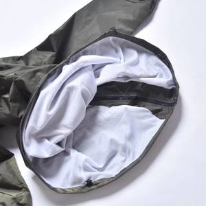 Veste coupe-vent en toile à capuche pour homme, design personnalisé - Style streetwear hivernal, écologique, séchage rapide et respirante, logo sur le devant - Product Image 6