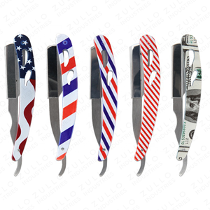 Navaja de Afeitar Plegable de Acero Inoxidable de Primera Calidad para Hombre, con Logotipo Personalizado, Herramienta de Afeitado Profesional para Barbería, Proveedor OEM - Product Image 4