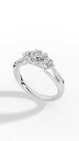 Anillo de Diamante Cultivado en Laboratorio de Alta Calidad, 5.4mm, Color D, Certificado IGI, Corte Brillante, Oro 14K, Venta al Por Mayor, Fabricante de Joyería Fina OEM