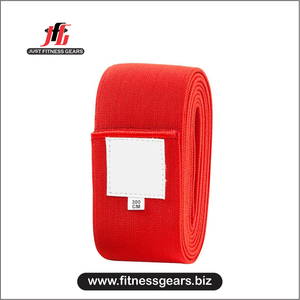 Bandes de genou élastiques en coton robustes personnalisées pour la musculation et le fitness, respirantes avec fermeture auto-agrippante – Vente en gros - Product Image 6