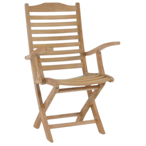 Silla Plegable de Madera de Teca para Exteriores, Diseño de Listones, para Jardín o Patio, Plegable, Portátil, Apilable, OEM, Personalizable - Product Image 3