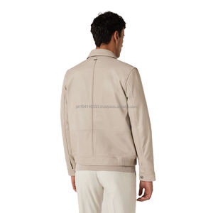 Chaqueta ligera de gamuza de vaca para hombre con nuevo precio de ropa de calle con cremallera - Product Image 5