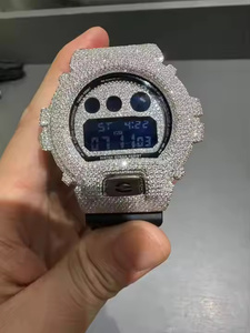 Reloj de Lujo para Hombre Crystal Storm con Cuarzo, Moissanita y Diamantes, Estilo Hip Hop, Hiperbrillante - Product Image 2