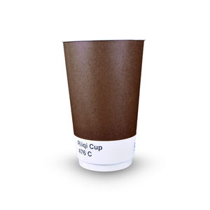 Vasos de Papel Desechables de Doble Pared de 16 oz Personalizables con Recubrimiento de PE, Logotipo Personalizado, Grado Alimenticio y Reciclables para Cafeterías - Product Image 3