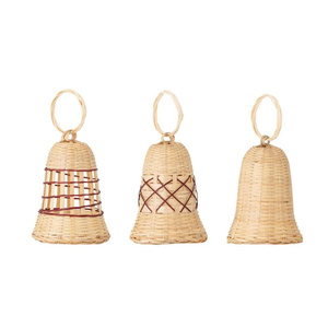 Bring Artisan Charm to Holiday Displays with Vietnamese Handcrafted Rattan Bells for Christmas Decoration - Product Image 6