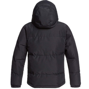<b>mens</b> Blue Hooded Puffer Jacket With Faux Fur Lining Windproof Thick Polyester Wadding Winter Casual Regular Fit Unisex Wholesale - Product Image 6