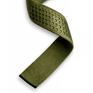 Sangles unisexes professionnelles en coton/polyester/néoprène vert olive, respirantes, réglables, antidérapantes, avec grip alvéolé, durables et rembourrées - Product Image 4