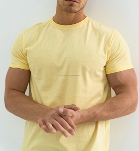 Prix de gros T-shirt personnalisé grande taille T-shirts pour hommes impression de logo personnalisé 100% coton respirant microfibre T-shirts pour hommes - Product Image 3