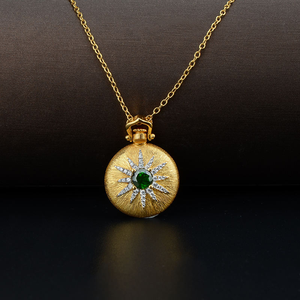 Artesanía Italiana Clásica, Retro, Chapado en Oro de 18K, Plata de Ley 925, Diamante Cultivado en Laboratorio, Certificado IGI, Vintage, Regalo Elegante para Fiestas - Product Image 2