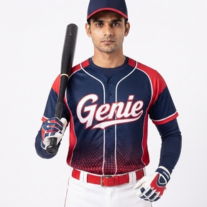 Uniforme de Béisbol, Ropa Deportiva, Uniforme de Béisbol con Material Ligero, Tejido Transpirable, Flexible y Personalizable - Product Image 5