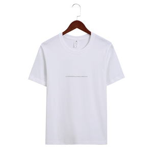 Fabricantes de verano de manga corta de algodón suelto de punto sólido Casual en blanco liso 100% algodón, camiseta para hombres, ajuste suelto - Product Image 3