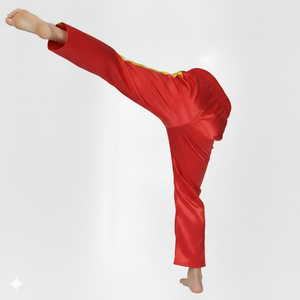 Pantalones de kickboxing para hombres y mujeres, pantalones de entrenamiento de artes marciales, para práctica, competición, entrenamiento activo, duraderos, ligeros - Product Image 4
